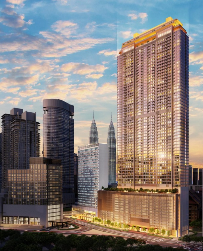 Pavilion Square, Bukit Bintang, architectural render